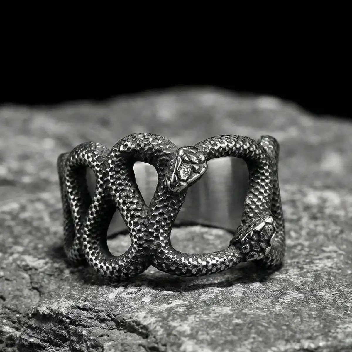 Twin Snake Ring