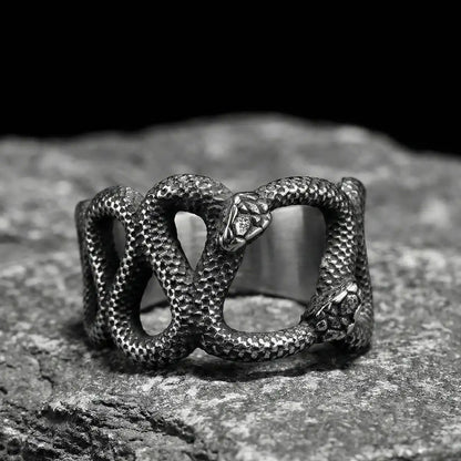 Twin Snake Ring