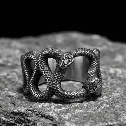 Twin Snake Ring