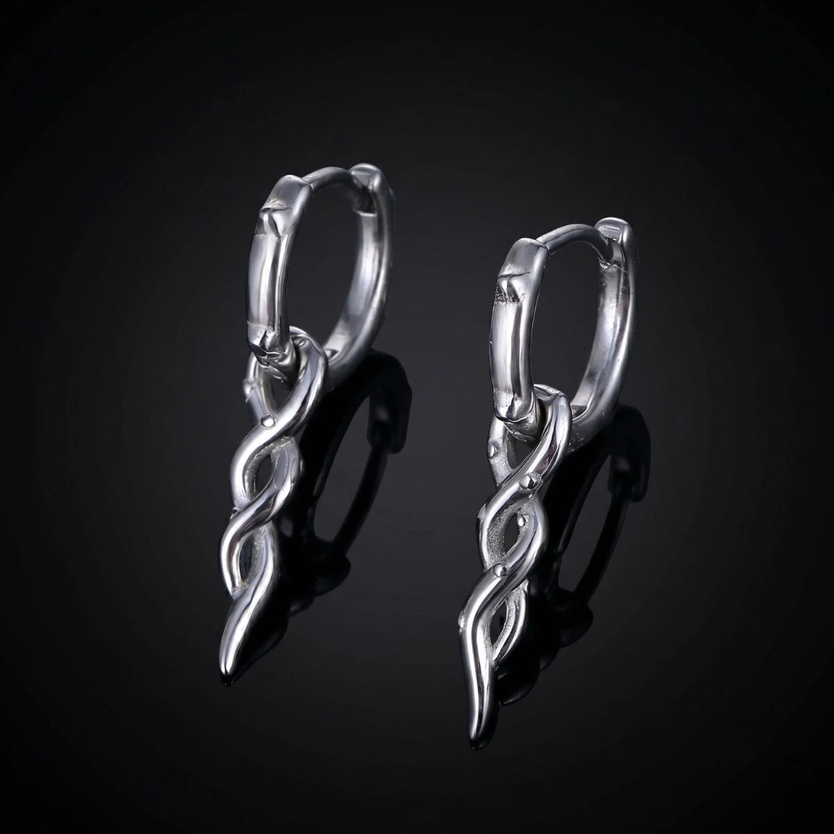 Twisted Spike Drop Earrings