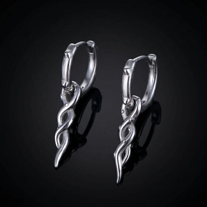 Twisted Spike Drop Earrings