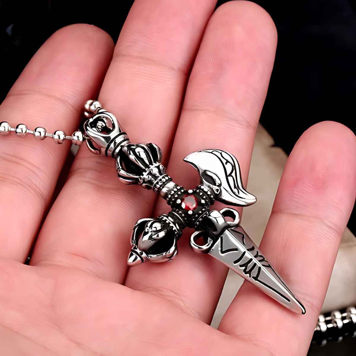 Viking Cross Necklace Xenos Jewelry