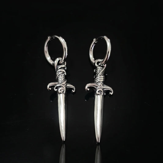 Viking Dagger Earrings Details