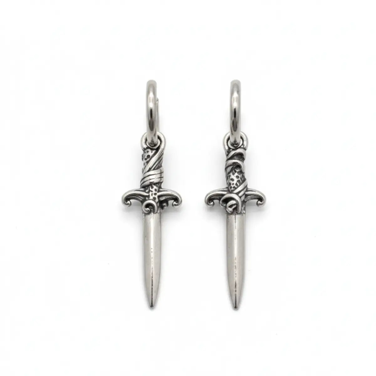 Viking Dagger Earrings Front