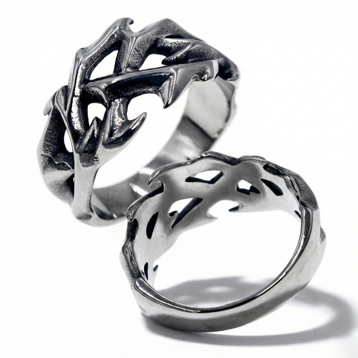 Vintage Crown of Thorns Ring Multi Angle Details