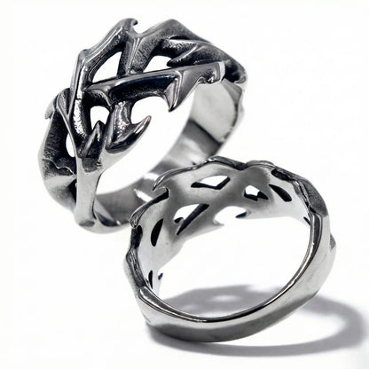 Vintage Crown of Thorns Ring Multi Angle Details