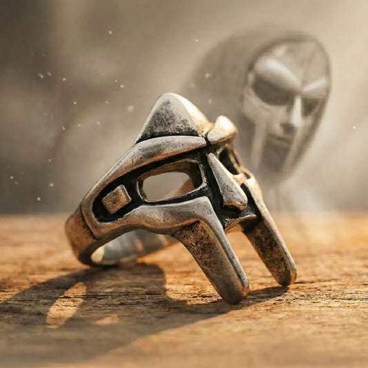 Vintage Silver MF Doom Ring
