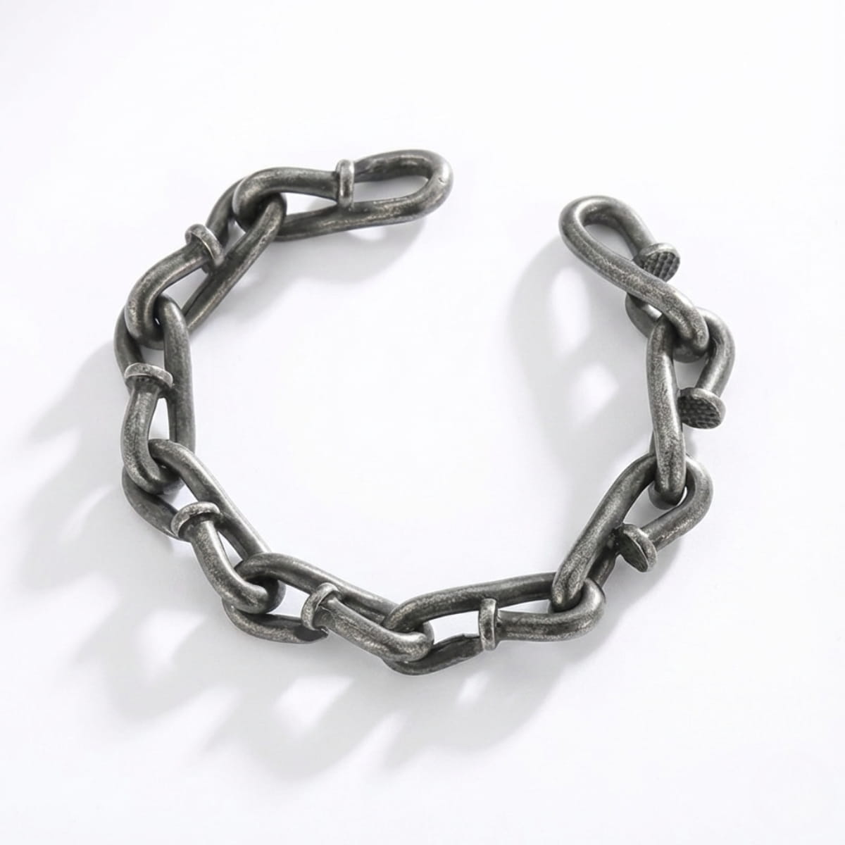 Vintage Steel Nail Bracelet Front