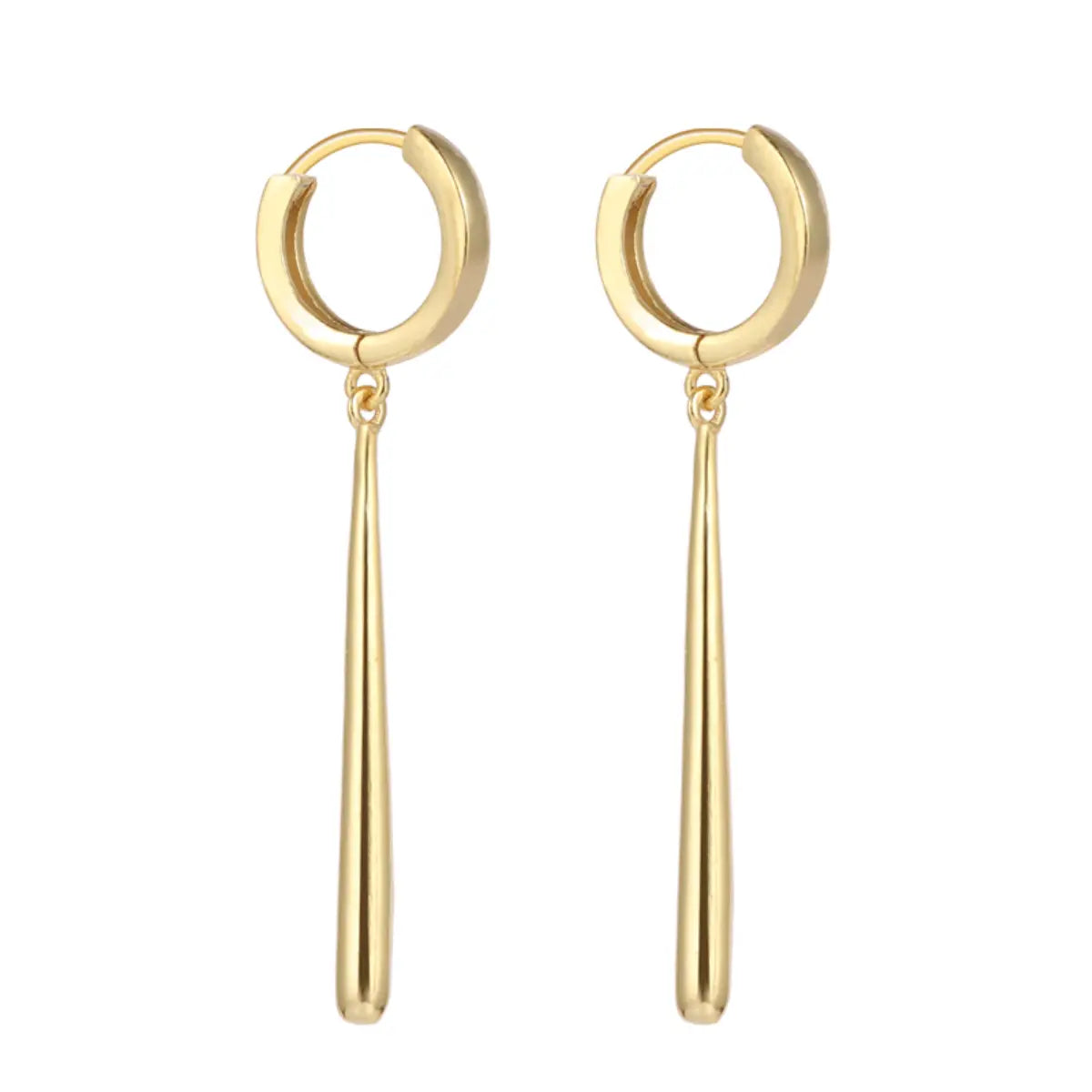 Zoro Earrings Sterling Silver Gold Large Size