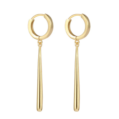 Zoro Earrings Sterling Silver Gold Large Size
