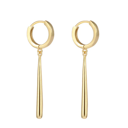 Zoro Earrings Sterling Silver Gold Medium Size