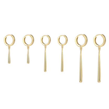 Zoro Earrings Sterling Silver Gold Set Bundle