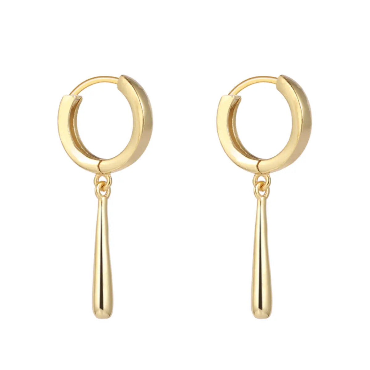 Zoro Earrings Sterling Silver Gold Small Size