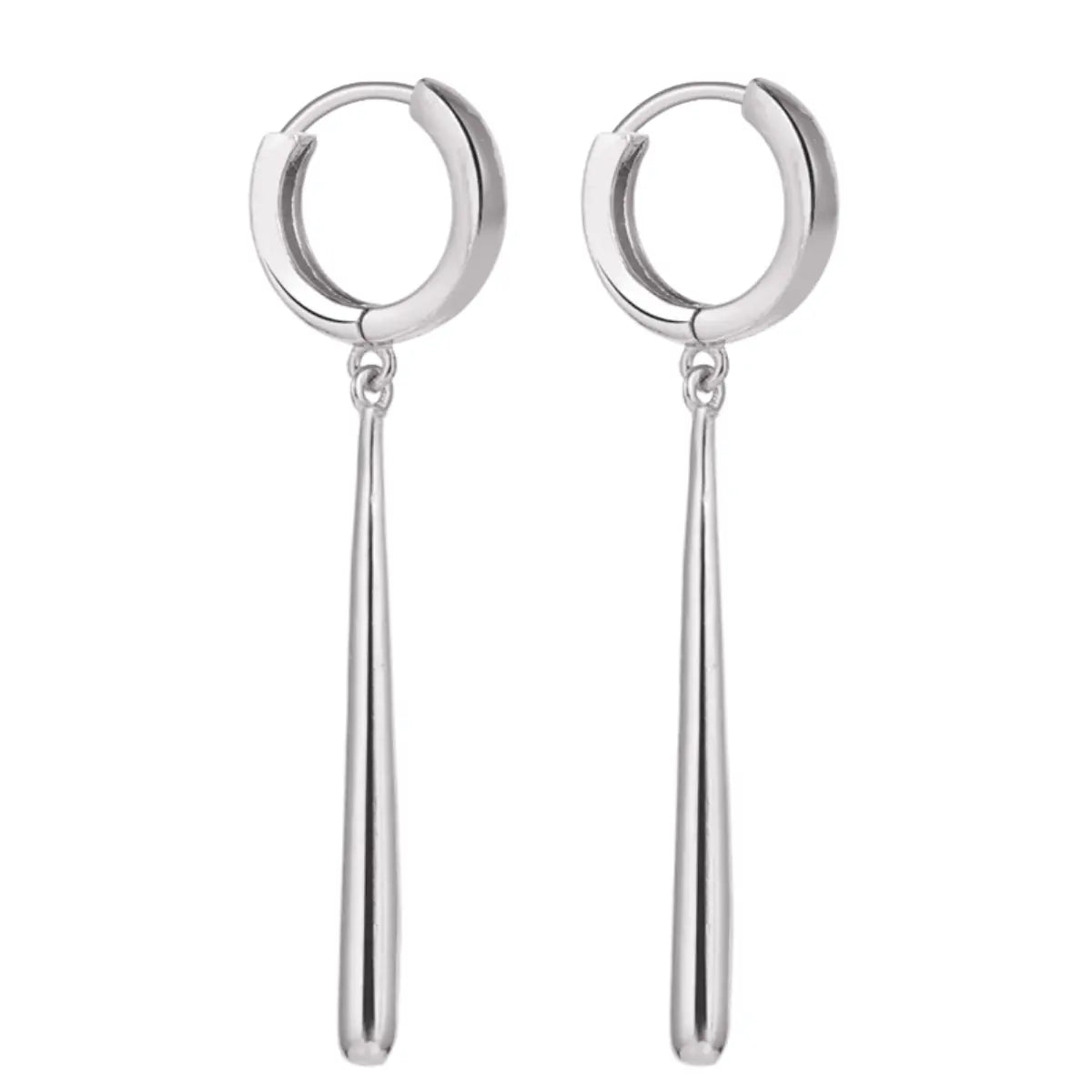 Zoro Earrings Sterling Silver Silver Large Size