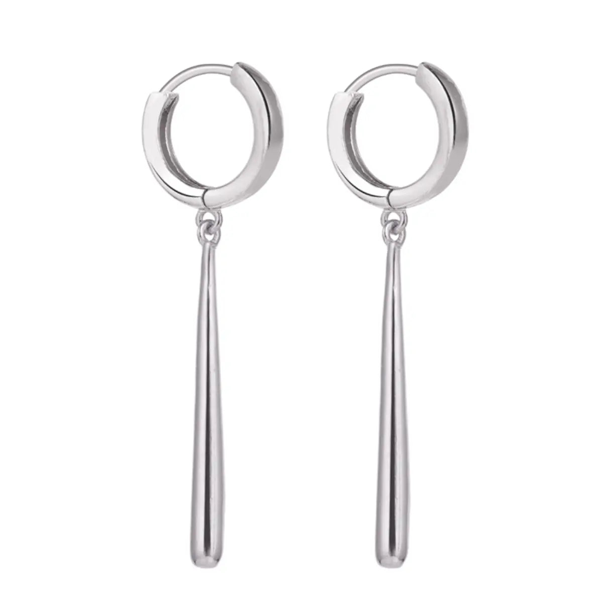 Zoro Earrings Sterling Silver Silver Medium Size