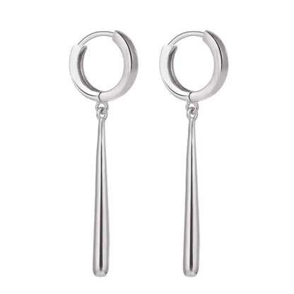 Zoro Earrings Sterling Silver Silver Medium Size
