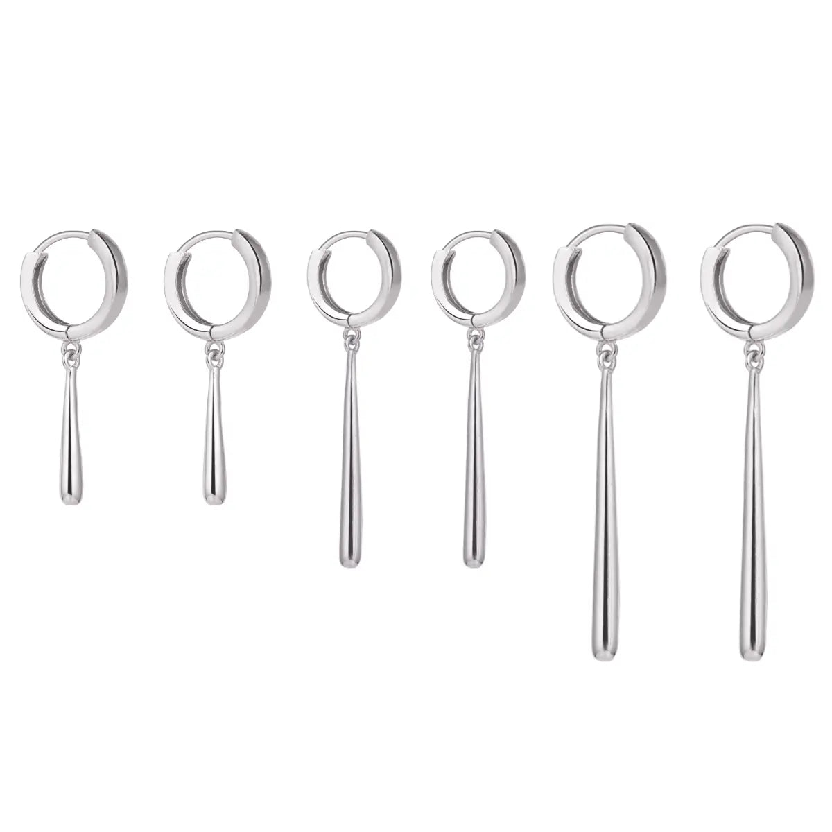 Zoro Earrings Sterling Silver Silver Set Bundle