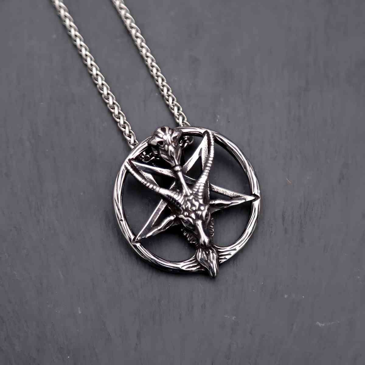 Baphomet Pentagram Necklace - Xenos Jewelry