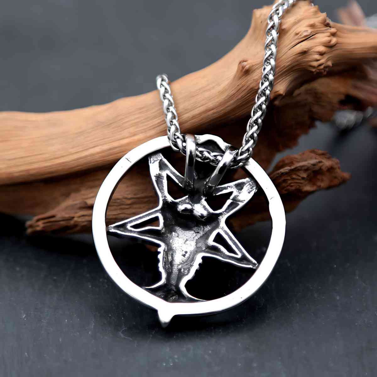Baphomet Pentagram Necklace - Xenos Jewelry