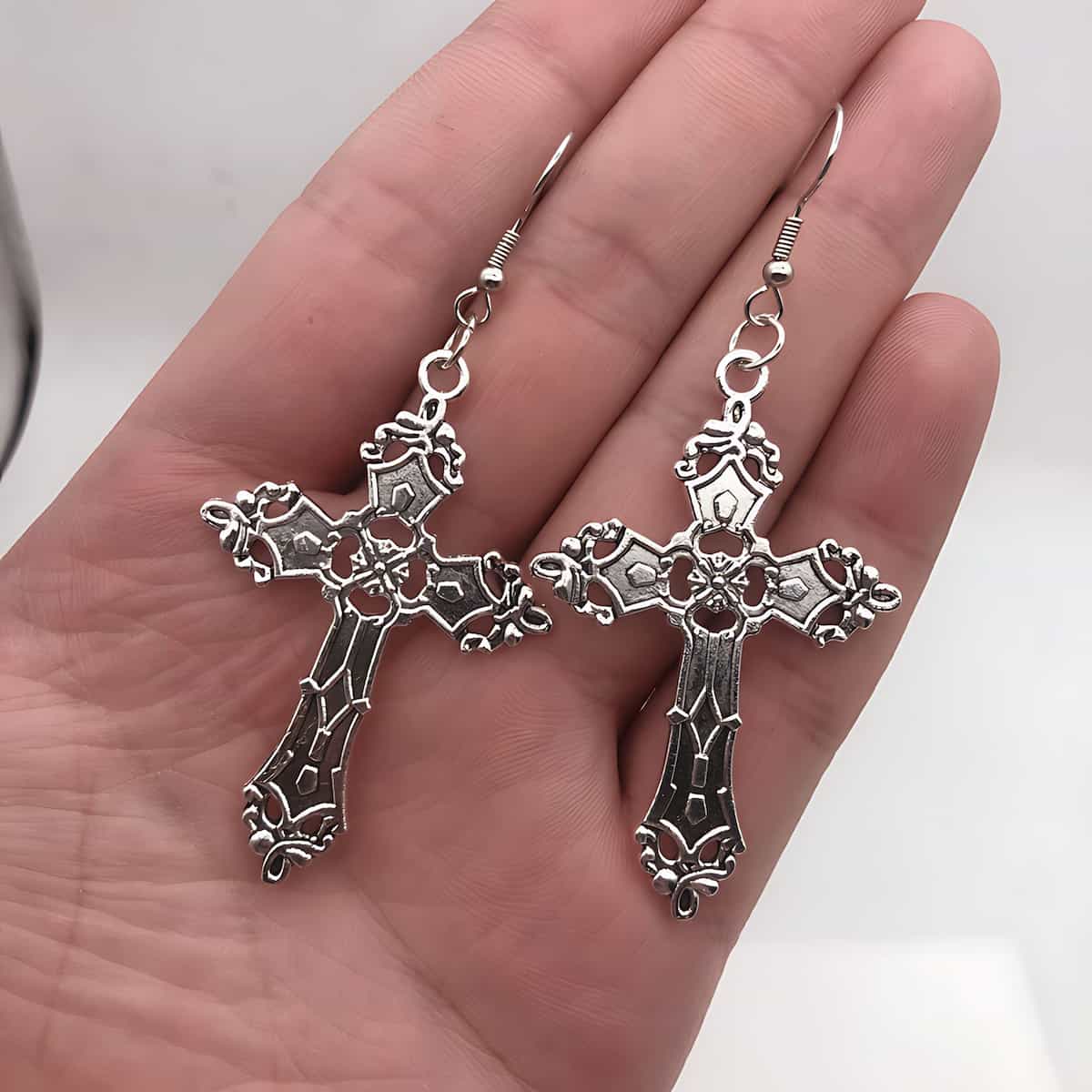 Big Cross Earrings - Xenos Jewelry