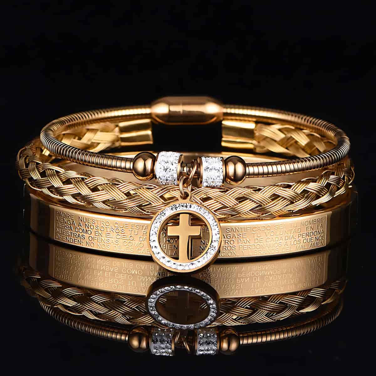 Bracelet with Cross Charm - Xenos Jewelry
