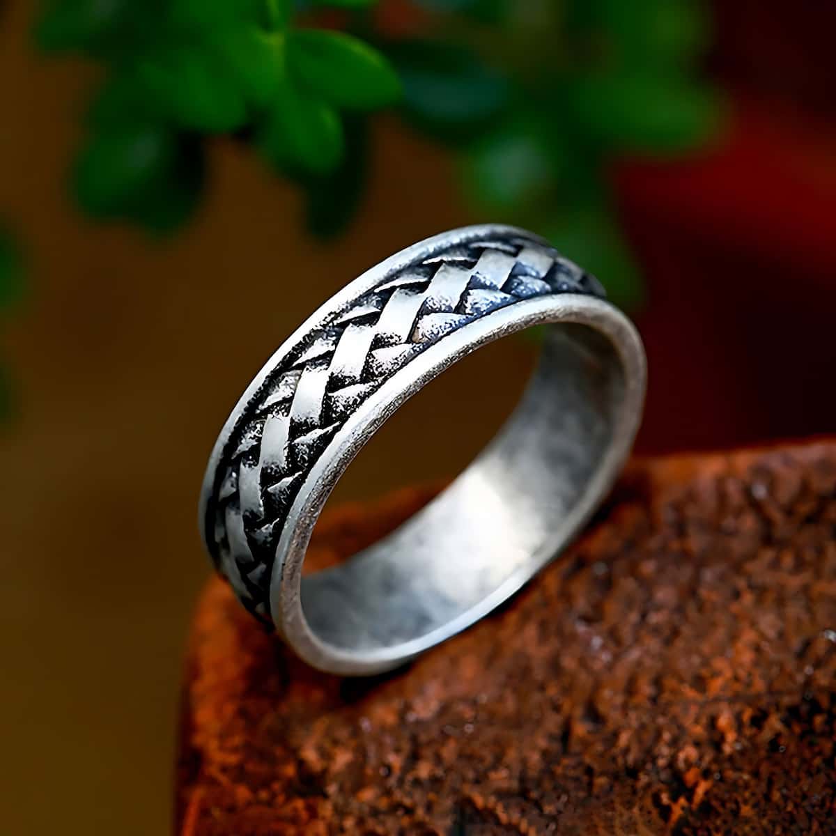 Celtic Braided Ring Stainless Steel - Xenos Jewelry