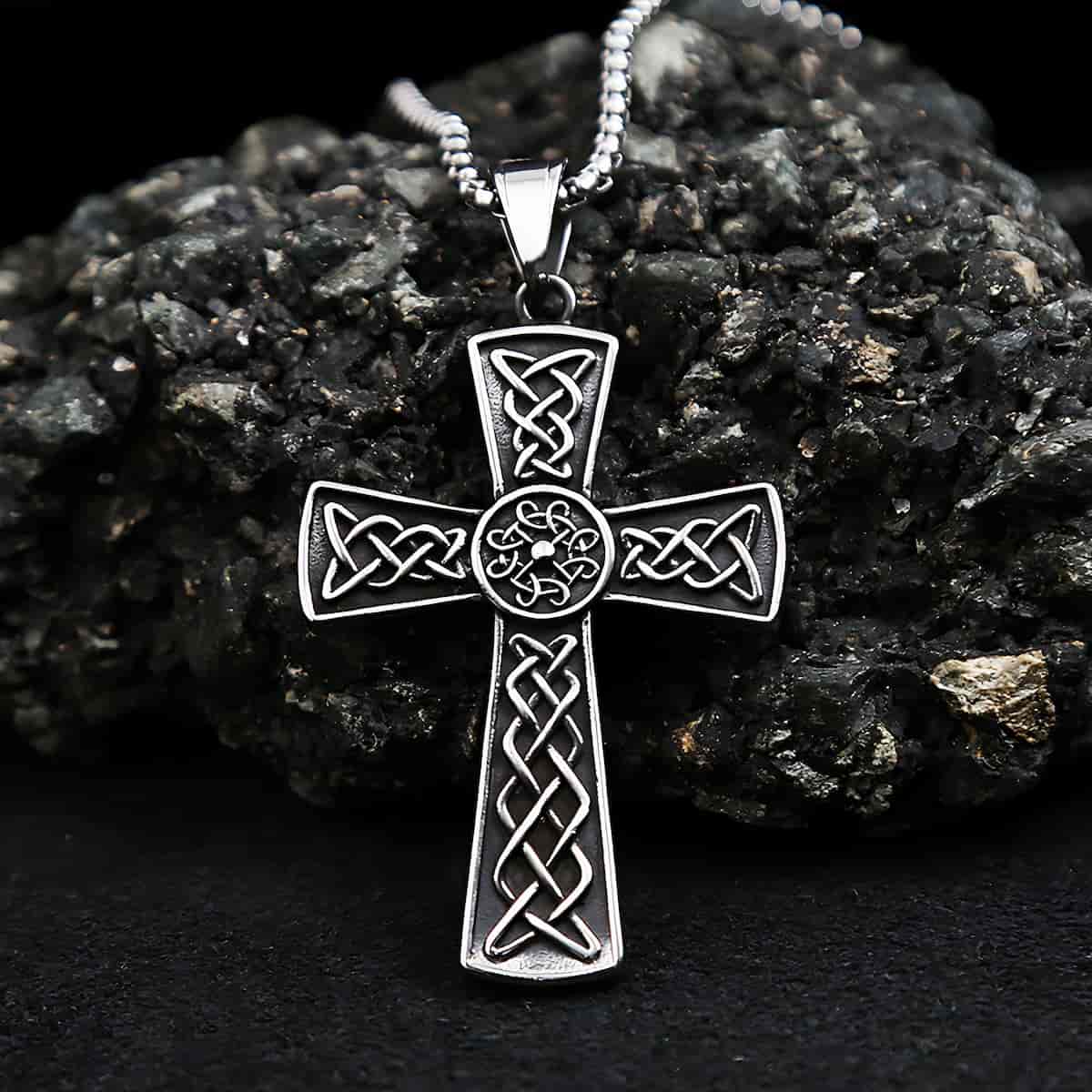 Celtic Cross Necklace - Xenos Jewelry