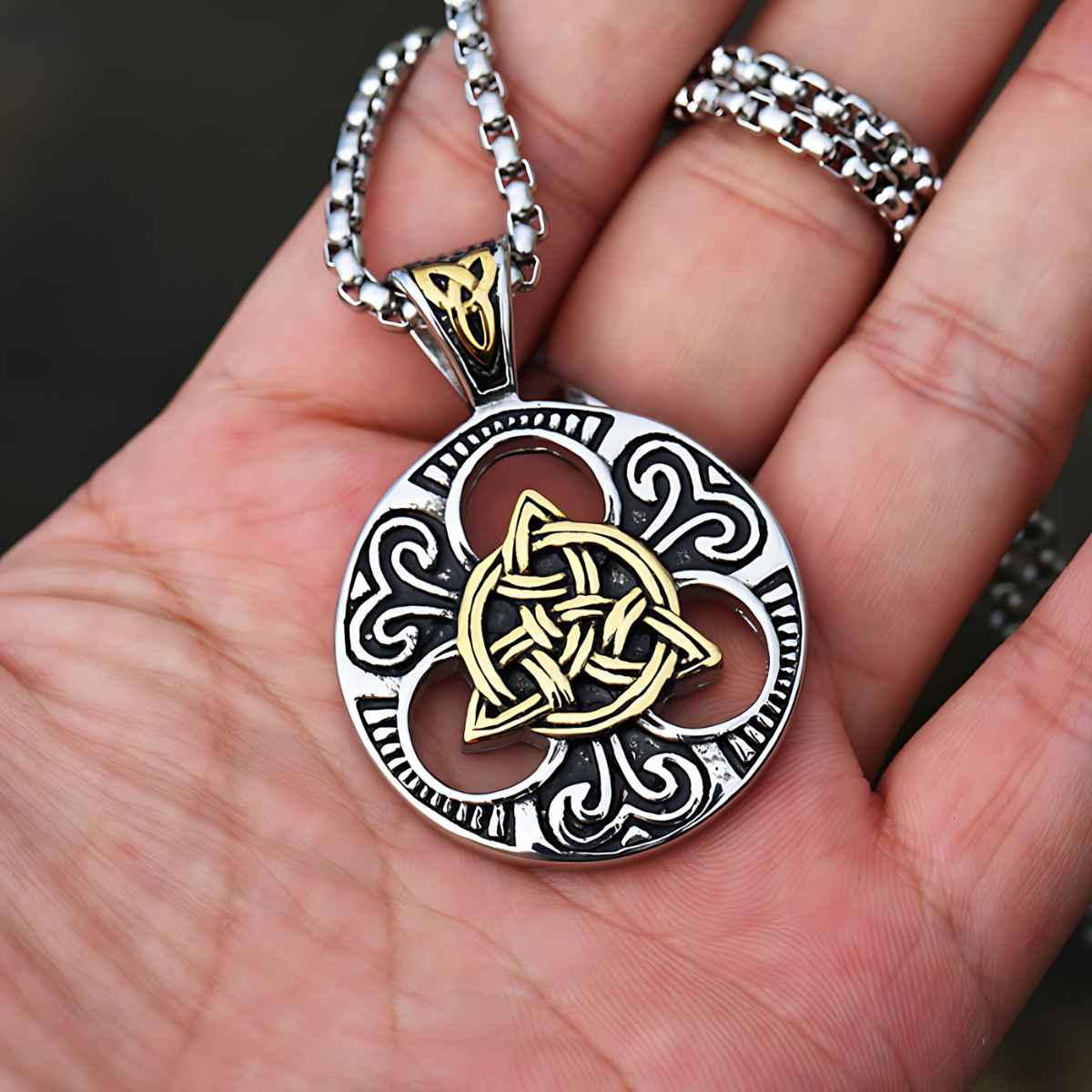 Celtic Trinity Knot Necklace - Xenos Jewelry