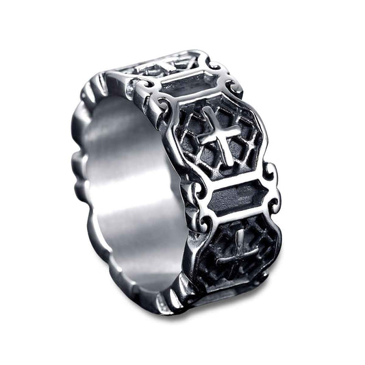 Classic Cross Ring - Xenos Jewelry