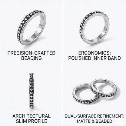 Dot Band Ring Design Features Slim Profile Alternative Stackable Ring