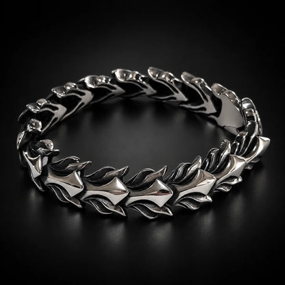 Dragon Scale Armor Bracelet Black Background