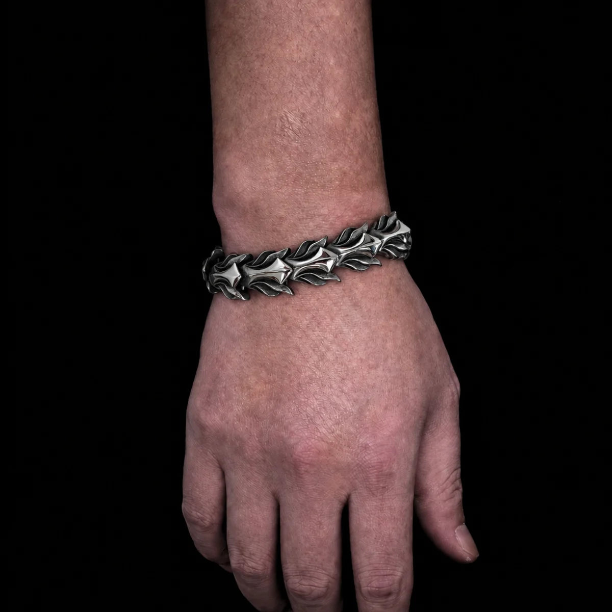 Dragon Scale Armor Bracelet on Wrist