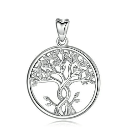 infinity tree of life necklace sterling silver pendant only