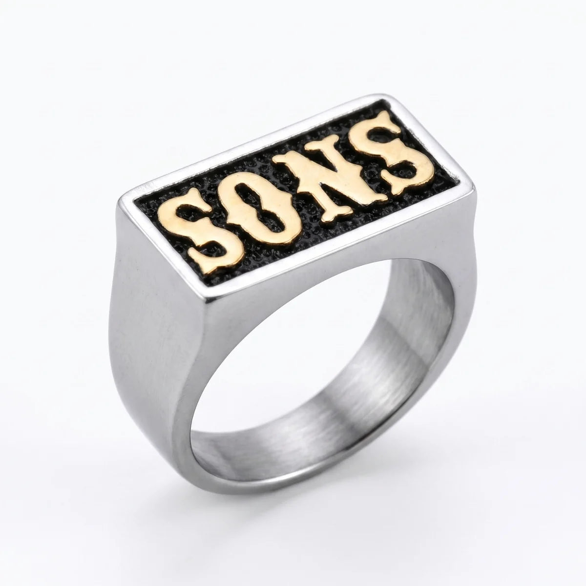 Jax Sons Ring Modern Single SONS White Background View