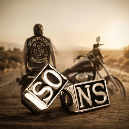 SO NS Rings Motorcycle Club Brotherhood Heritage Biker Background