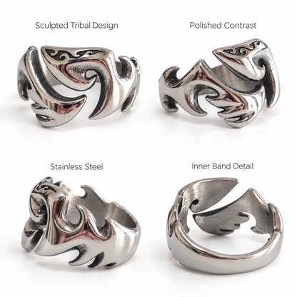 tribal ring four angle product details