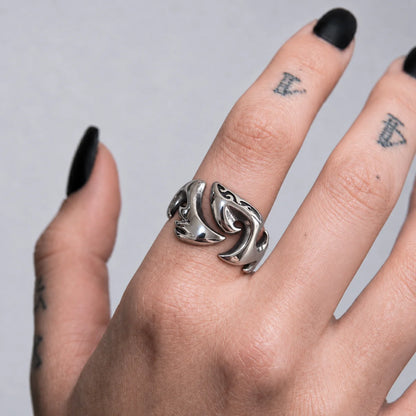 tribal ring lifestyle female hand