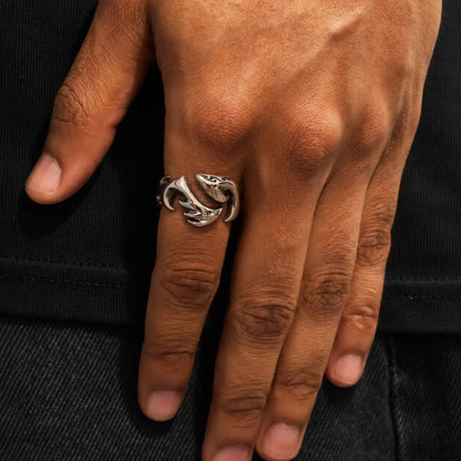 tribal ring lifestyle male hand