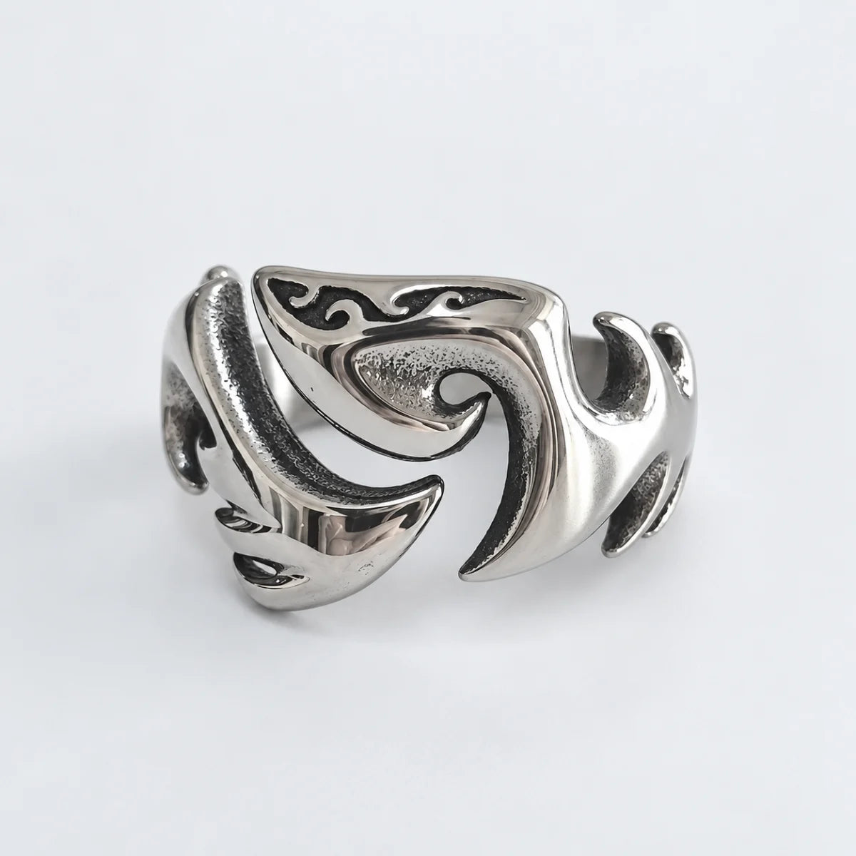 tribal ring white background product view